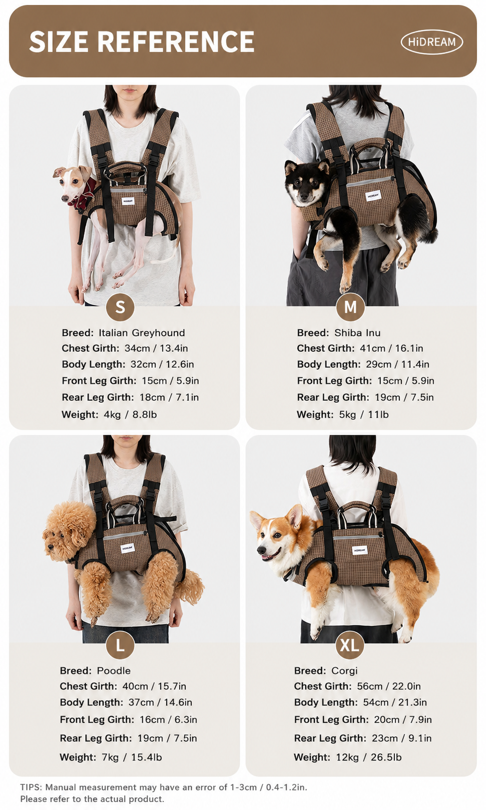 WanderPaws Horizontal Dog Carrier