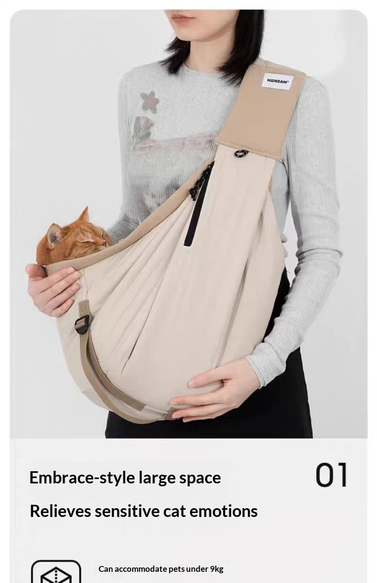 Minimalist Crossbody Pet Sling - Detail