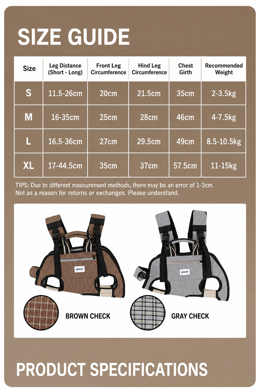 WanderPaws Horizontal Dog Carrier