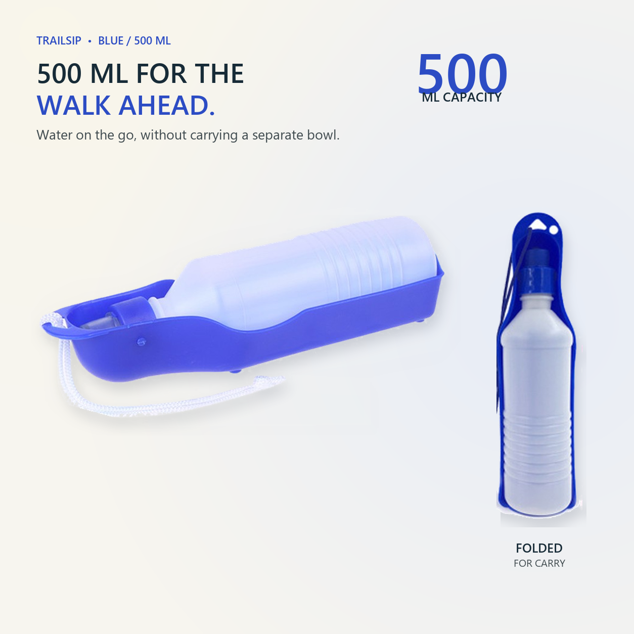 TrailSip approved - 500 ML Capacity Carry Format verified-only